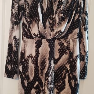 Black and Gray multi color dress